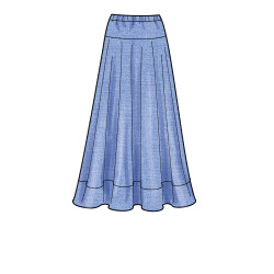 Nederdel og bluse snitmønster New Look 6668