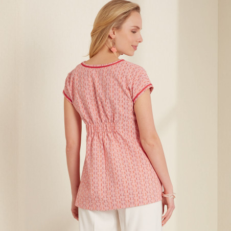 Bluse V-udskæring snitmønster New Look 6672