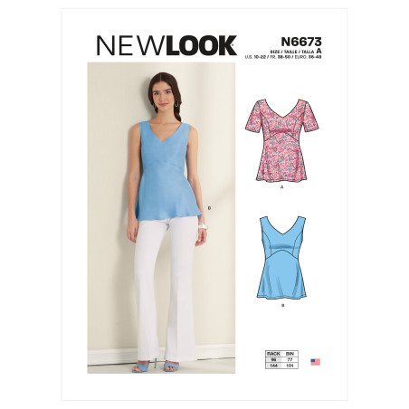 Tunika snitmønster New Look 6673