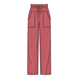 Bukser  og shorts m/høj talje snirmønster New Look 6674