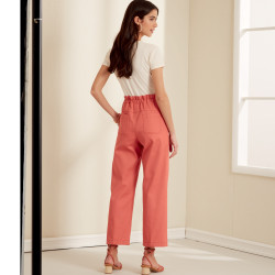 Bukser  og shorts m/høj talje snirmønster New Look 6674