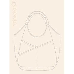 Skuldertaske Minikrea snitmønster 112