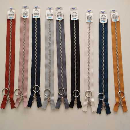 4mm YKK-lynlås  ikke delbar m/ring