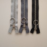 4mm YKK-lynlås  ikke delbar m/ring