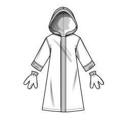 Unisex kostume snitmønster 9163