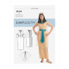 Voksen kostume Kjole Simplicity snitmønster 9167 