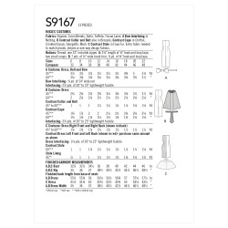 Voksen kostume Kjole Simplicity snitmønster 9167 
