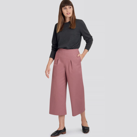 Bukser og nederdel også plusmode Simplicity snitmønster 9181
