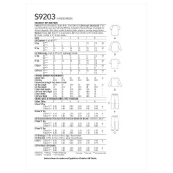 Pyjamas drenge Simplicity snitmønster 9203 A