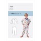 Pyjamas drenge Simplicity snitmønster 9203 A