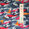 Camouflage Blande farver jersey metervare