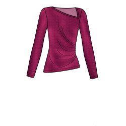 Blus og nederdel snitmønster NewLook 6687