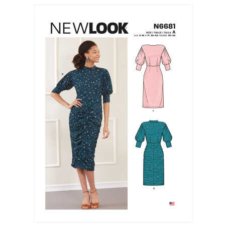 Kjole  New look snitmønster 6681