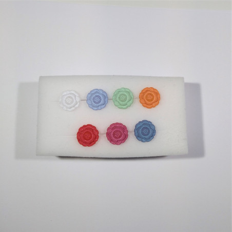 Rose Knap m/øje  15mm