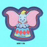 Dumbo  printet strygemærke  7,5x6,5 cm 6881-06