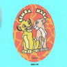 Simba & Nala løvernes konge printet  oval strygemærke  11x8 cm 6880-04