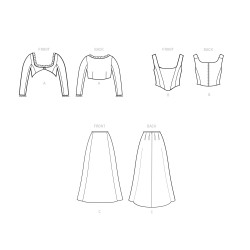 Fantasy & Cosplay voksen kostume Simplicity snitmønster 9247