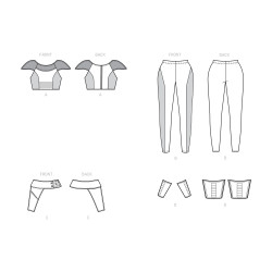 Fantasy & Cosplay voksen kostume Simplicity snitmønster 9248