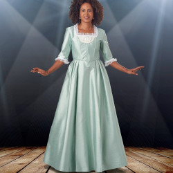 1800`tal kjole voksen kostume Simplicity snitmønster 9251