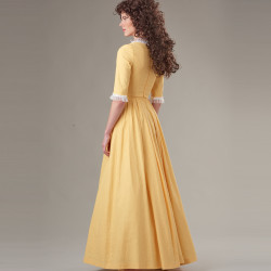 1800`tal kjole voksen kostume Simplicity snitmønster 9251