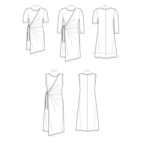 Tunika og kjole plusmode Simplicity snitmønster 9259