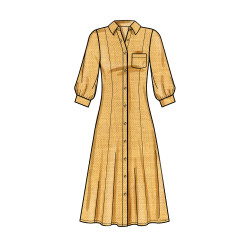 Skjortekjole også plusmode Simplicity snitmønster 9260