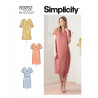 Kjole også plusmode Simplicity snitmønster 9262