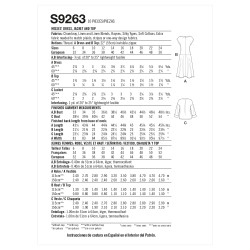 Kjole og Jakke også plusmode Simplicity snitmønster 9263