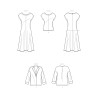 Kjole og Jakke også plusmode Simplicity snitmønster 9263