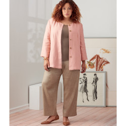 Jakke  og bukser plusmode Simplicity snitmønster 9269