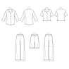 Jakke bluse og bukser Simplicity snitmønster 9270