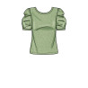 Bluse m/pufærme  også plusmode Simplicity snitmønster 9273