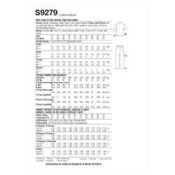 Herreskjorte og bukser Simplicity snitmønster 9279