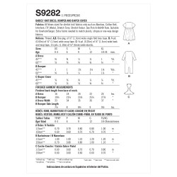 Kjole og heldragt Simplicity snitmønster 9282
