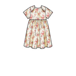 Kjole og heldragt Simplicity snitmønster 9282