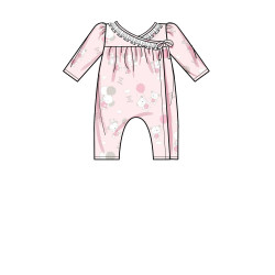 Natdragt og natkjole babytøj Simplicity snitmønster 9283