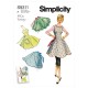 1950`vintage forklæde Simplicity snitmønster 9311