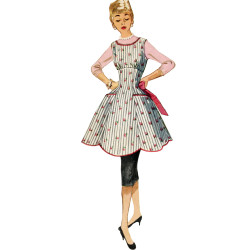 1950`vintage forklæde Simplicity snitmønster 9311
