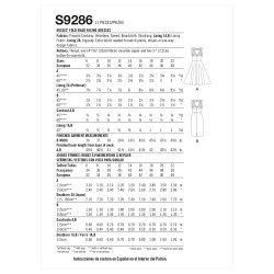 Kjole m/åben ryg  Simplicity snitmønster 9286