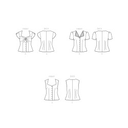 Bluse Simplicity snitmønster 9287