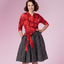 Nederdel og bluse Simplicity snitmønster 9288