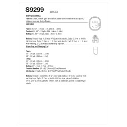 Babytæppe og pusletaske Simplicity snitmønster 9299