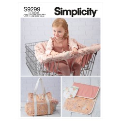 Babytæppe og pusletaske Simplicity snitmønster 9299