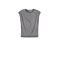 T-shirt og shorts  herre snitmønster simplicity 9314