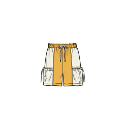 T-shirt og shorts  herre snitmønster simplicity 9314