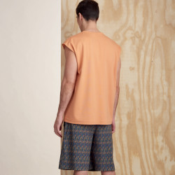 T-shirt og shorts  herre snitmønster simplicity 9314
