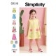 Pigekjole og shorts snitmønster Simplicity 9318
