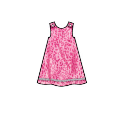 Pigekjole  og shorts snitmønster Simplicity 9318