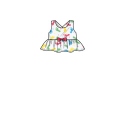 Pigekjole rumpers og dragt snitmønster Simplicity 9319