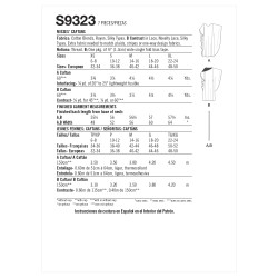 Kaftan snitmønster Simplicity 9323